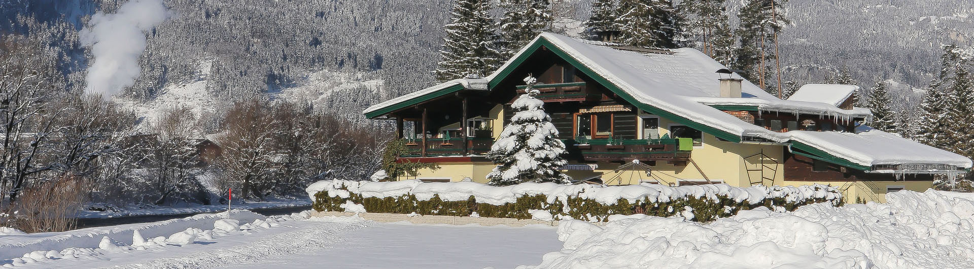 Winterurlaub Lofer Bergblick